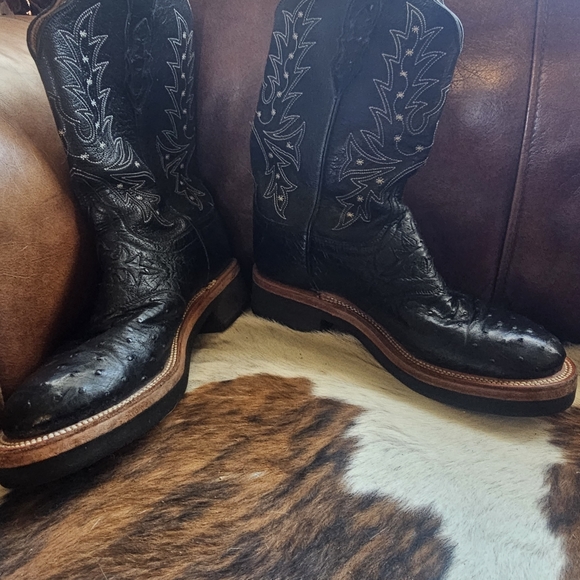 Lucchese full quill ostrich womens ropers - Picture 1 of 7